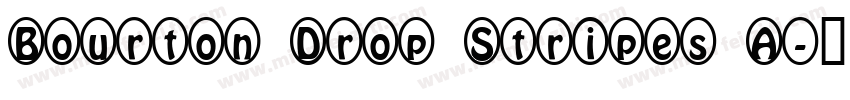 Bourton Drop Stripes A字体转换